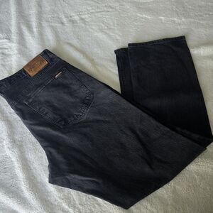 Volcom Men's Dark Gray Relaxed Jeans